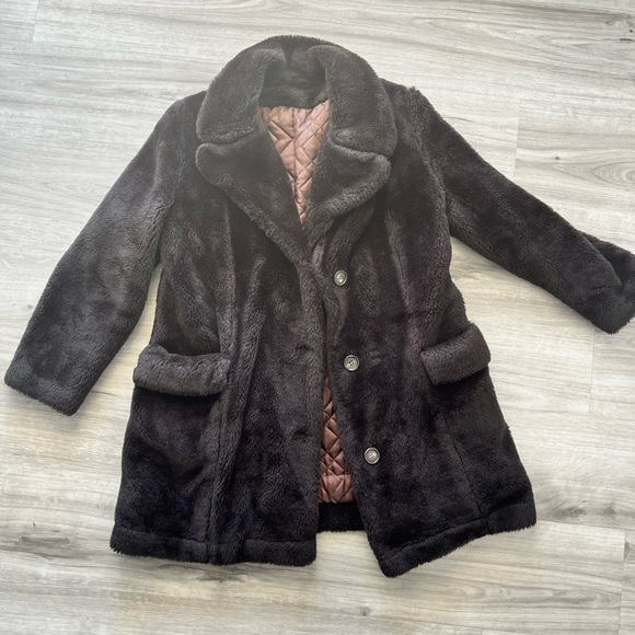 Women’s Brown Coat Sz Medium by Sears, Roebuck, and Co. USA - Picture 2 of 11